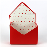 Flower Box Envelope 20 x 30cm (Un) Vermelho